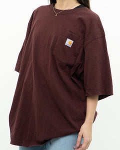 CARHARTT x Burgundy Loose Fit Tee (M-XXL)