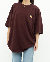 Load image into Gallery viewer, CARHARTT x Burgundy Loose Fit Tee (M-XXL)