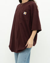 Load image into Gallery viewer, CARHARTT x Burgundy Loose Fit Tee (M-XXL)