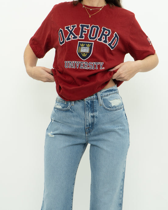 OXFORD UNI x Burgundy Tee (XS-M)