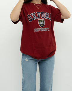 OXFORD UNI x Burgundy Tee (XS-M)