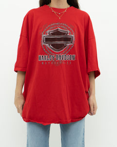 Vintage x Red Harley Davidson Tee (M-2XL)