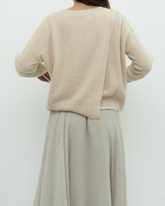 DUFFY x Cream Cashmere Sweater (XS, S)