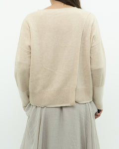 DUFFY x Cream Cashmere Sweater (XS, S)