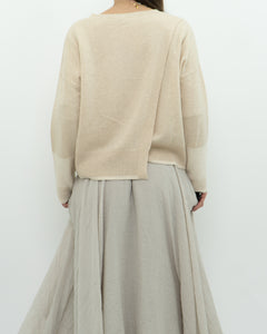 DUFFY x Cream Cashmere Sweater (XS, S)