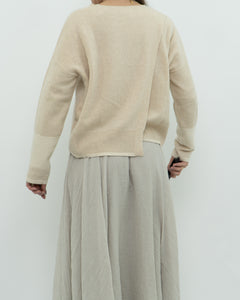 DUFFY x Cream Cashmere Sweater (XS, S)