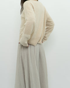 DUFFY x Cream Cashmere Sweater (XS, S)