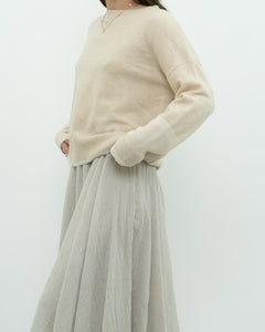 DUFFY x Cream Cashmere Sweater (XS, S)