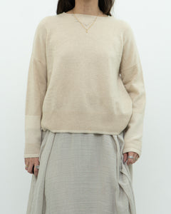 DUFFY x Cream Cashmere Sweater (XS, S)