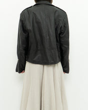 Load image into Gallery viewer, Vintage x BOUTIQUE OF LEATHER Black Classic Biker Jacket (XS, S)