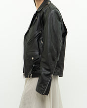 Load image into Gallery viewer, Vintage x BOUTIQUE OF LEATHER Black Classic Biker Jacket (XS, S)