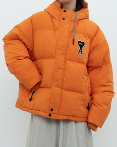 AMI ALEXANDRE MATTIUSSI x PUMA x Deadstock Orange Down Puffer Jacket (S-L)