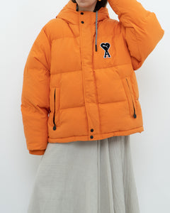 AMI ALEXANDRE MATTIUSSI x PUMA x Deadstock Orange Down Puffer Jacket (S-L)