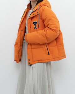 AMI ALEXANDRE MATTIUSSI x PUMA x Deadstock Orange Down Puffer Jacket (S-L)