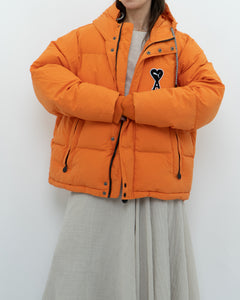 AMI ALEXANDRE MATTIUSSI x PUMA x Deadstock Orange Down Puffer Jacket (S-L)