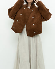 Load image into Gallery viewer, Vintage x Made in Canada x Camel Soft Cropped Western Jacket (M-XL)