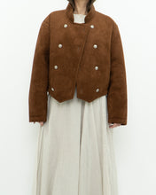 Load image into Gallery viewer, Vintage x Made in Canada x Camel Soft Cropped Western Jacket (M-XL)