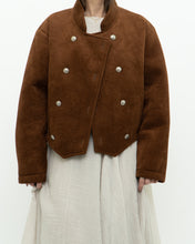 Load image into Gallery viewer, Vintage x Made in Canada x Camel Soft Cropped Western Jacket (M-XL)