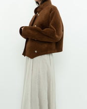 Load image into Gallery viewer, Vintage x Made in Canada x Camel Soft Cropped Western Jacket (M-XL)