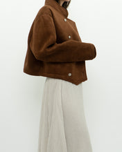 Load image into Gallery viewer, Vintage x Made in Canada x Camel Soft Cropped Western Jacket (M-XL)