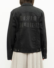 Load image into Gallery viewer, Vintage x TRUE RELIGION Black Denim Jacket (XS-M)