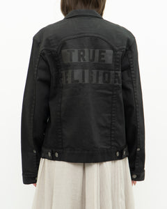 Vintage x TRUE RELIGION Black Denim Jacket (XS-M)