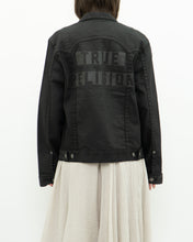 Load image into Gallery viewer, Vintage x TRUE RELIGION Black Denim Jacket (XS-M)