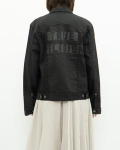 Vintage x TRUE RELIGION Black Denim Jacket (XS-M)