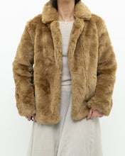 Load image into Gallery viewer, SUNDAY BEST x Beige Faux Fur Cropped Jacket (XS-M)