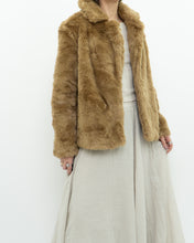 Load image into Gallery viewer, SUNDAY BEST x Beige Faux Fur Cropped Jacket (XS-M)