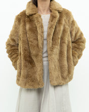 Load image into Gallery viewer, SUNDAY BEST x Beige Faux Fur Cropped Jacket (XS-M)