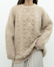 Load image into Gallery viewer, LE FOU WILFRED x Alpaca Raised Cable Knit Sweater (S-L)