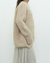 Load image into Gallery viewer, LE FOU WILFRED x Alpaca Raised Cable Knit Sweater (S-L)