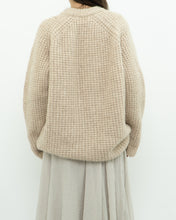 Load image into Gallery viewer, LE FOU WILFRED x Alpaca Raised Cable Knit Sweater (S-L)