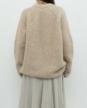 Load image into Gallery viewer, LE FOU WILFRED x Alpaca Raised Cable Knit Sweater (S-L)