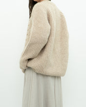 Load image into Gallery viewer, LE FOU WILFRED x Alpaca Raised Cable Knit Sweater (S-L)