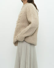 Load image into Gallery viewer, LE FOU WILFRED x Alpaca Raised Cable Knit Sweater (S-L)