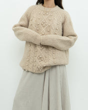 Load image into Gallery viewer, LE FOU WILFRED x Alpaca Raised Cable Knit Sweater (S-L)