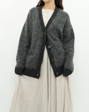 Load image into Gallery viewer, GESTUZ x Heathered Grey Mohair Cardigan (XS-L)