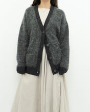 Load image into Gallery viewer, GESTUZ x Heathered Grey Mohair Cardigan (XS-L)