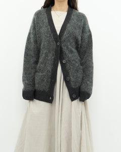 GESTUZ x Heathered Grey Mohair Cardigan (XS-L)