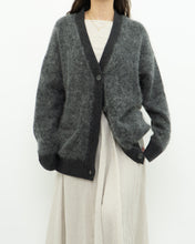 Load image into Gallery viewer, GESTUZ x Heathered Grey Mohair Cardigan (XS-L)