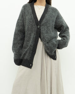 GESTUZ x Heathered Grey Mohair Cardigan (XS-L)