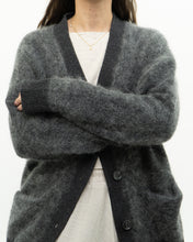 Load image into Gallery viewer, GESTUZ x Heathered Grey Mohair Cardigan (XS-L)