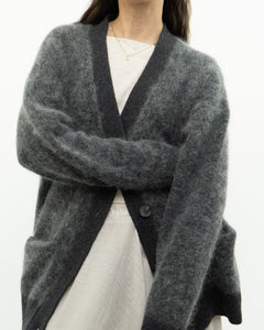 GESTUZ x Heathered Grey Mohair Cardigan (XS-L)