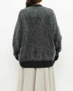 GESTUZ x Heathered Grey Mohair Cardigan (XS-L)