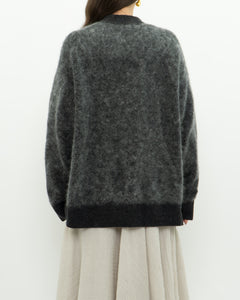 GESTUZ x Heathered Grey Mohair Cardigan (XS-L)