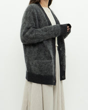 Load image into Gallery viewer, GESTUZ x Heathered Grey Mohair Cardigan (XS-L)