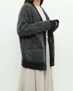 GESTUZ x Heathered Grey Mohair Cardigan (XS-L)