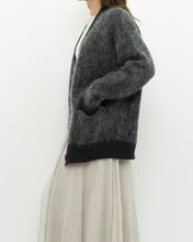 Load image into Gallery viewer, GESTUZ x Heathered Grey Mohair Cardigan (XS-L)